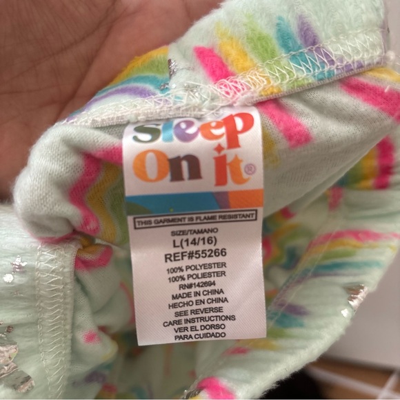 NWT Rainbow Pajama Bottoms - Picture 5 of 5